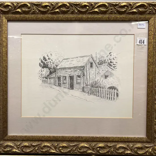 Jocelyn Pennell - Cottage - Pencil Drawing