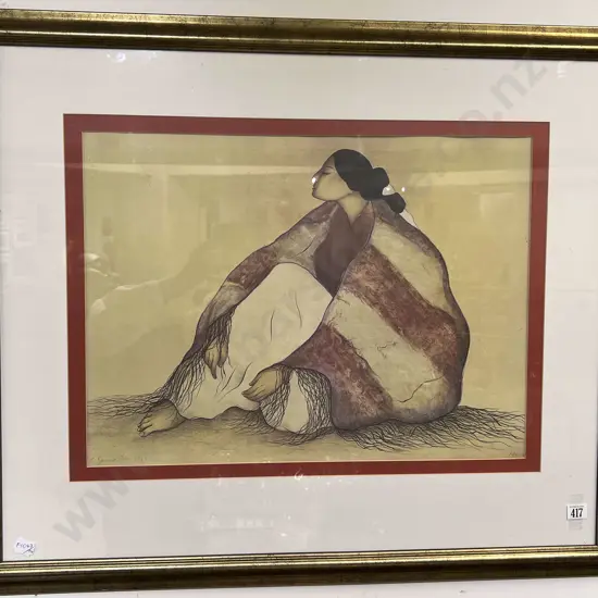 R C Gorman - Woman From Window Rock - Reproduction Print