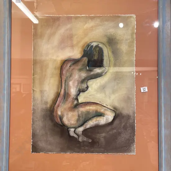 Susan Adams - Nude Study - Pastel on Paper