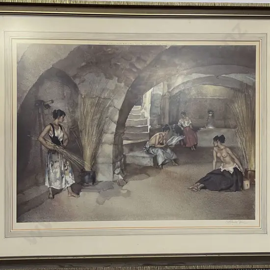 Russell Flint Signed Reproduction Print