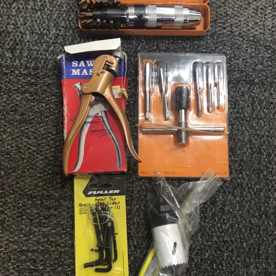 Small Qty of Assorted Tools Including Vintage Impact Screwdriver Set