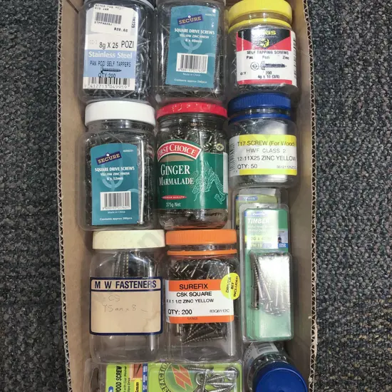 Qty of Assorted Screws etc