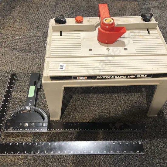 Small Router Table and Two Measuring Squares