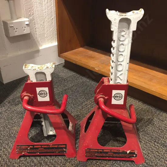 Pair of Omega Vehicle Support Stands