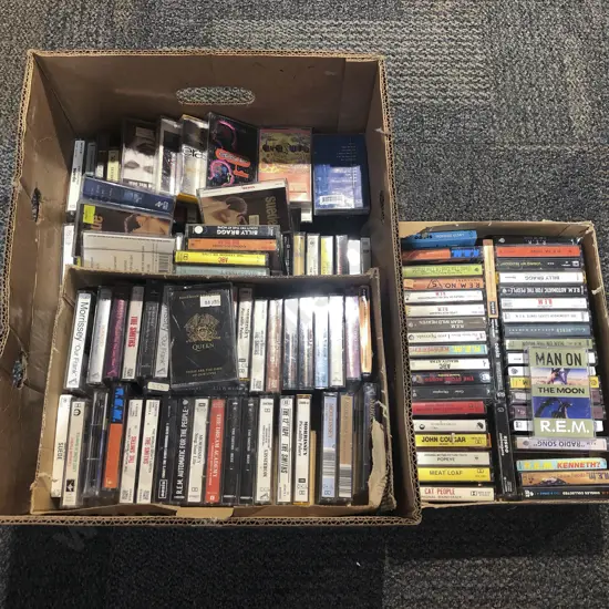 Quantity of Assorted Cassette Tapes