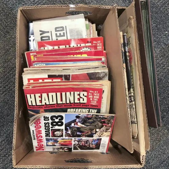 Quantity of Assorted Vintage Magazines and Newspapers etc