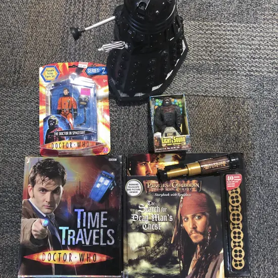 Quantity of Assorted Toys Including Dalek