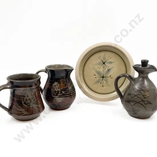 Four Pieces of Stephen Carter Pottery