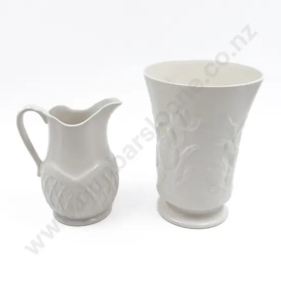 Spode Vase and Wade Jug