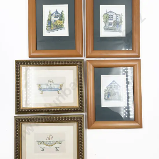Box of Assorted Framed Prints
