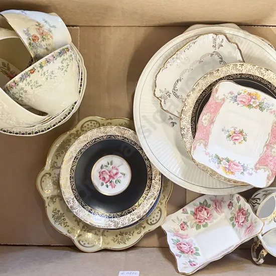 Quantity of Assorted Fancy China Including Moustache Cup