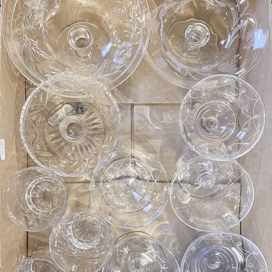 Quantity of Assorted Crystal and Glassware