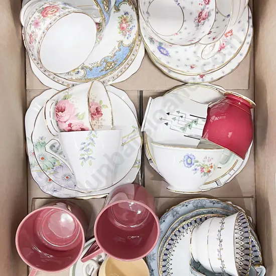 Box of Assorted Fancy China