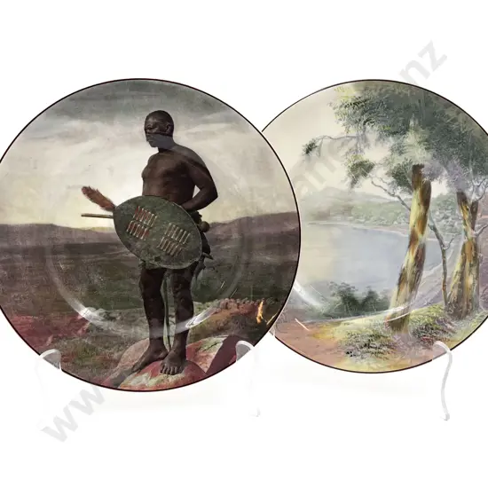 Two RD Plates Including South African Series "Zulu Warrior Zululand"