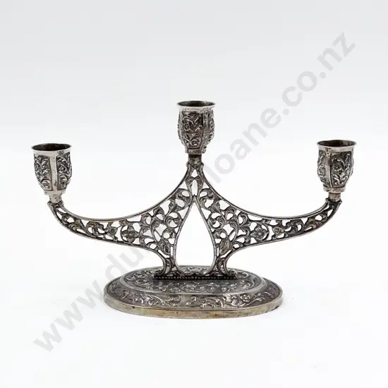 Dutch S/S Three Light Candlestick