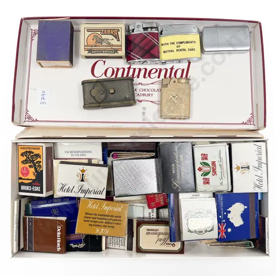 Qty of Assorted Vintage Matchboxes and Lighters