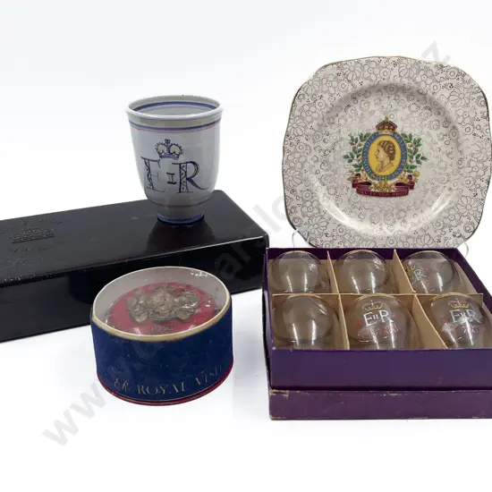 Qty of Assorted Royal Comm. Including Royal Visit Box