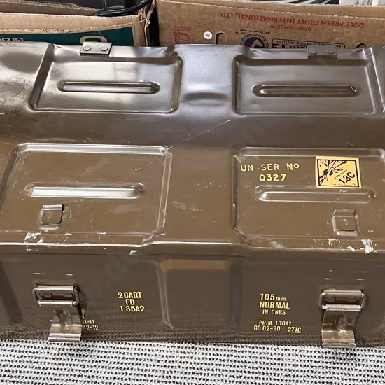 Vintage Military Ammo Case