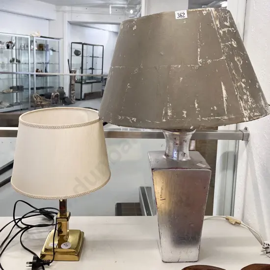 Two Assorted Table Lamps