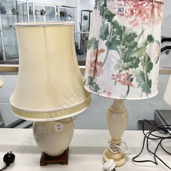Two Assorted Table Lamps