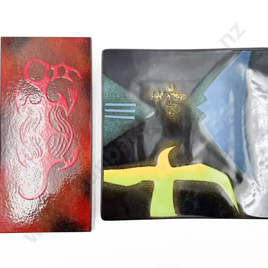 Pottery Platter and Plaque