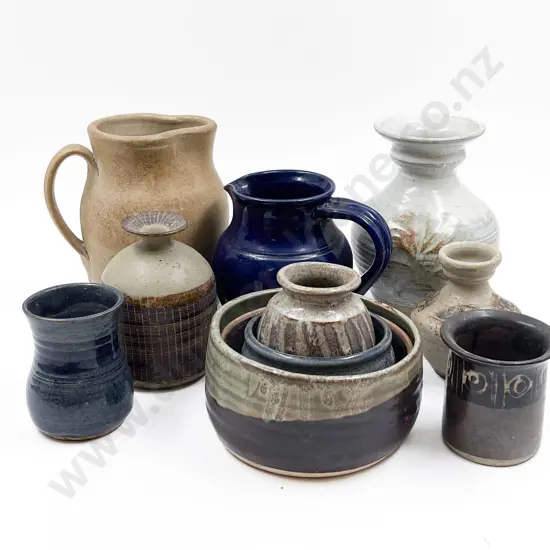 Qty of Assorted NZ Pottery