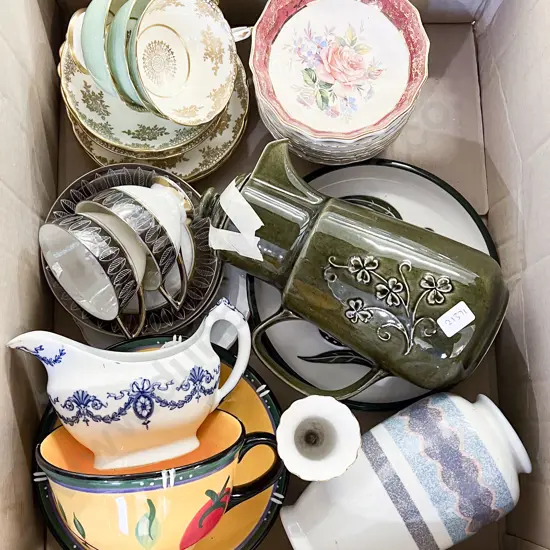Qty of Assorted Fancy China and Pottery etc
