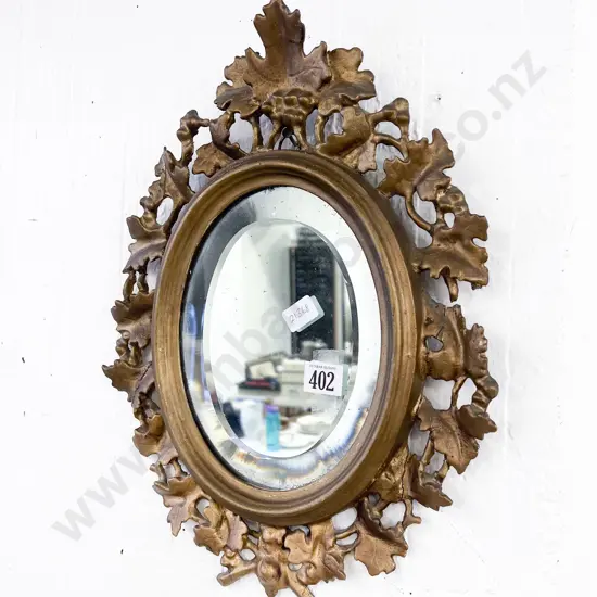 Oval Bevel Edged Wall Mirror
