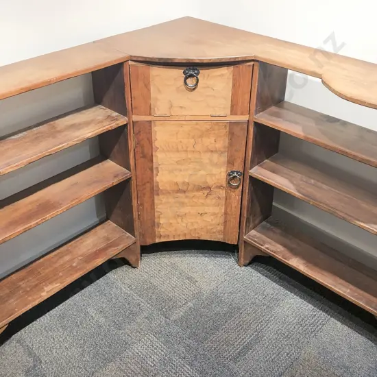 Chapman Taylor Corner Bookcase Cabinet