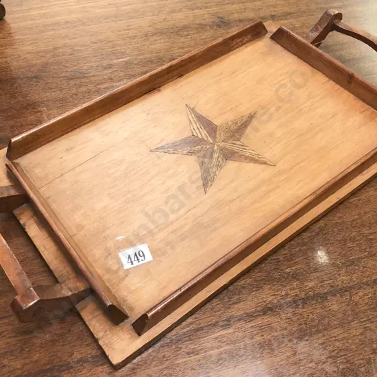 Small NZ Timber Inlaid Tray