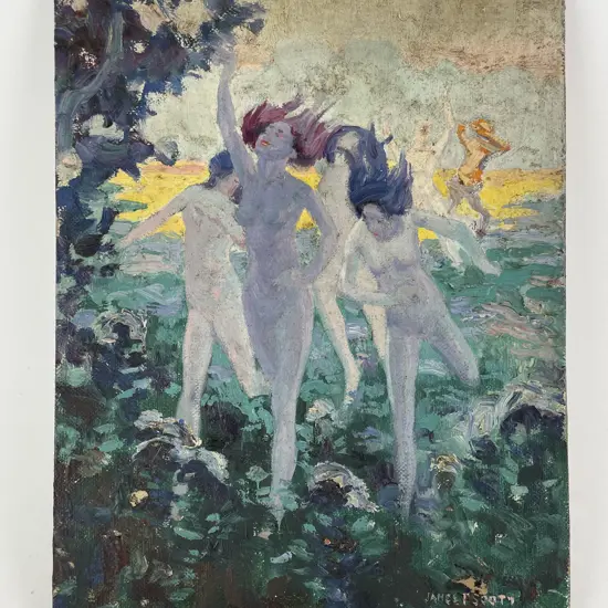 James Fraser Scott (1877 - 1932) - Figure Study (unframed)