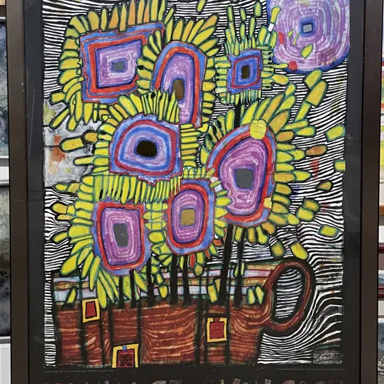 Hundertwasser (1928-2000) - Hommage A Van Gogh