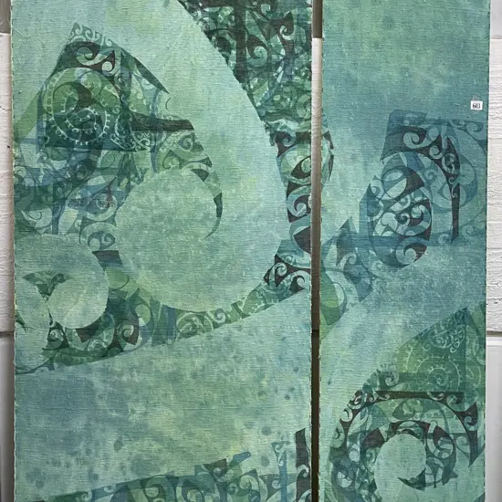 Douglas Chowns - Two Textile Panels