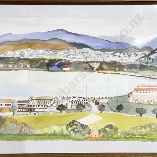 Annie Baird - From Crawford Road - Watercolour