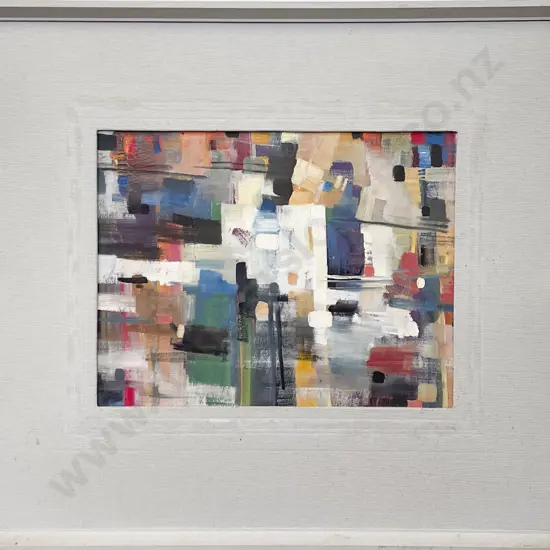 Unknown Artist - Pueblo Ruins - Oil & Gouache