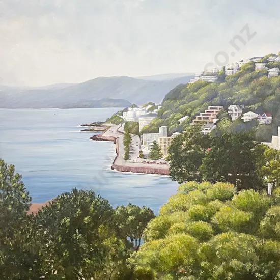 Olympia Osbourne - View from Oriental Terrace - Oil on Canvas
