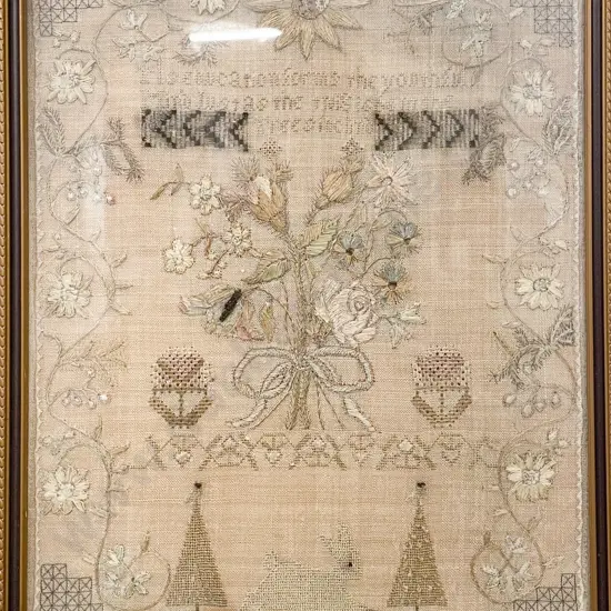 C19th Framed Sampler