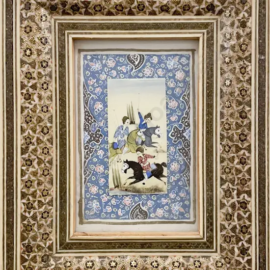 Moghul School Painting on Ivory