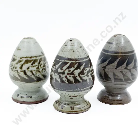 Three Mirek Smisek Salt and Pepper Condiments