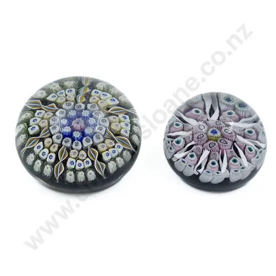 Two Millefiori Paperweights