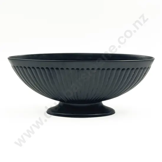 Black Wedgwood Trough Vase