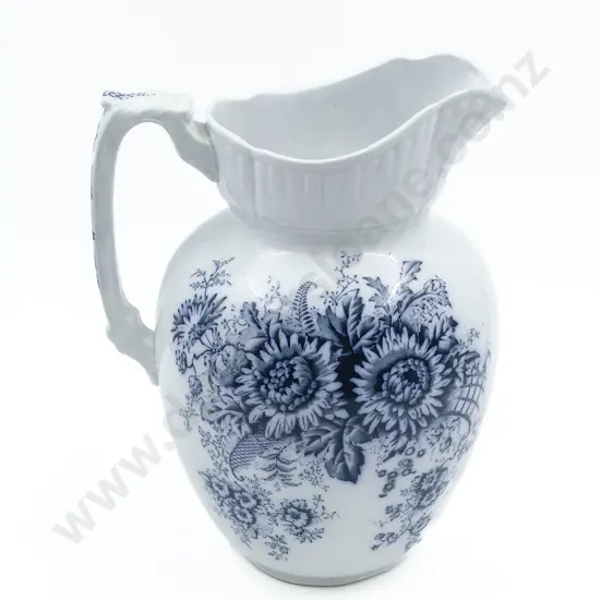 Grimwades Blue and White Printed Toilet Jug