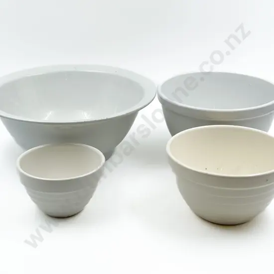 Four Various Kitchen Mixing Bowls