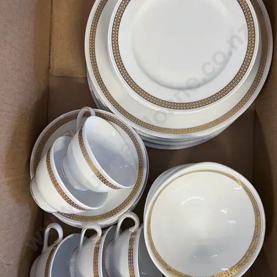 Mid C20th Japanese Sango Laura Pattern Dinner Ware