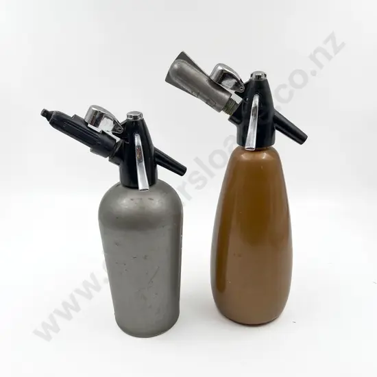 Two Vintage Soda Syphons