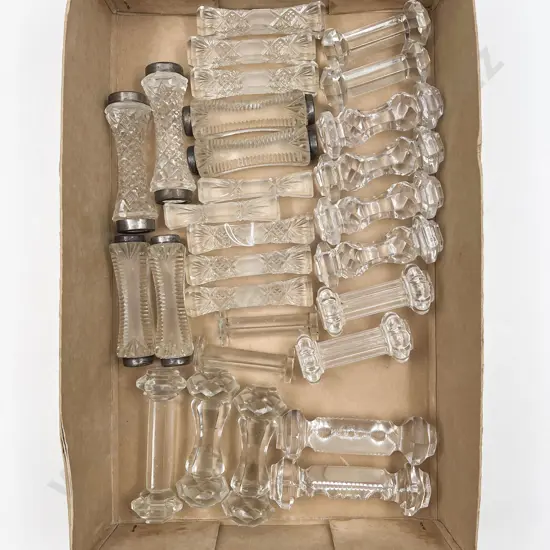 Large Collection Glass Knife Rests