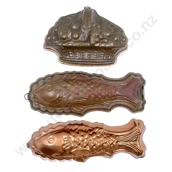 Three Copper on Metal Moulds