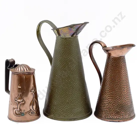 Three Copper Jugs