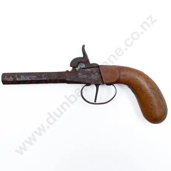 C19th (Belgian) Percussion Pocket Pistol