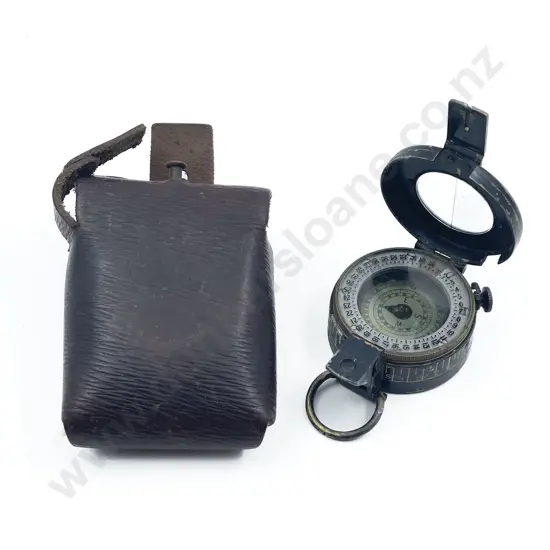 TG Co Ltd 1942 MKIII Compass with a Leather Pouch